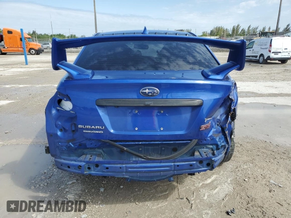 2016 Subaru WRX STI with VIN JF1VA2M63G9814961, listed as a Copart auction lot 49409805 with 104,214 mi miles and Salvage title. Bid and sale history available at DreamBid. Image 6.