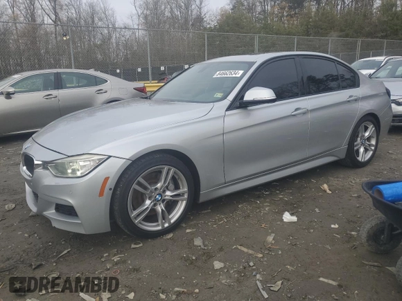 2013 BMW 3 Series 335i with VIN WBA3A9C54DF477049, listed as a Copart auction lot 84662634 with 118,389 mi miles and Salvage Title. Bid and sale history available at carsss.com. Image 1.