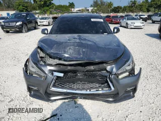 2019 Infiniti Q50 Luxe z VIN JN1EV7AP7KM519508, wystawiony jako Copart lot #53206555 z przebiegiem 88 415 mil mil oraz Nie do naprawy • Non repairable. Historia ofert i sprzedaży dostępna na DreamBid. Obrazek 5.