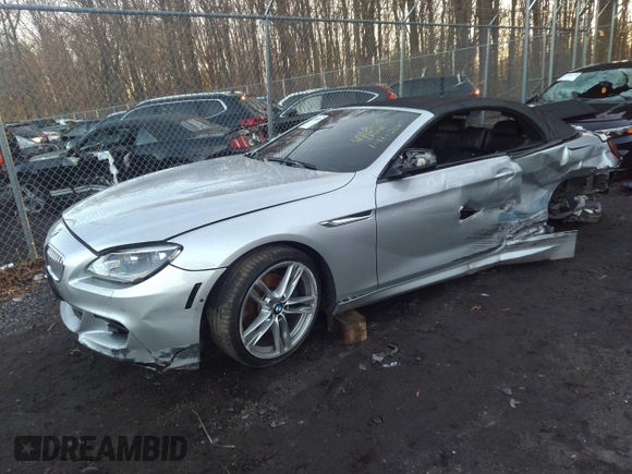 2014 BMW 6 Series 650i with VIN WBAYP9C51ED169287, listed as a IAAI auction lot 32308859 with 48,680 mi miles and . Bid and sale history available at carsss.com. Image 2.