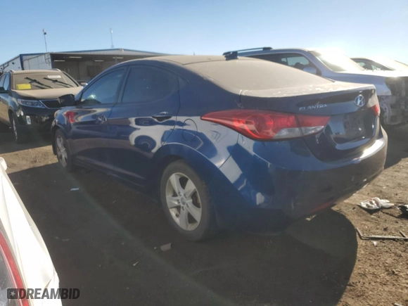 2013 Hyundai Elantra GLS PZEV with VIN KMHDH4AE7DU718490, listed as a Copart auction lot 83266474 with 147,048 mi miles and Non Repairable. Bid and sale history available at carsss.com. Image 2.