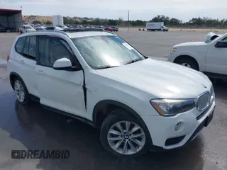 2017 BMW X3 sDrive28i with VIN 5UXWZ7C30H0V94646, listed as a IAAI auction lot 41726172 with 97,059 mi miles. Bid and sale history available at carsss.com. Image 1.