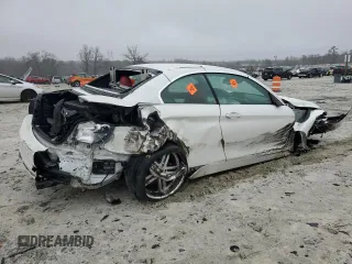2015 BMW 4 Series 435i with VIN WBA3T3C52F5A40489, listed as a Copart auction lot 44708575 with Not Provided miles and Salvage Title. Bid and sale history available at carsss.com. Image 3.