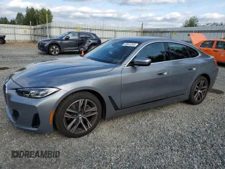 2024 BMW 4 Series 430i xDrive z VIN WBA73AV02RFS05136, wystawiony jako Copart lot #59541245 z przebiegiem 11 677 mil mil oraz Szkoda całkowita • Salvage title. Historia ofert i sprzedaży dostępna na DreamBid. Obrazek 1.