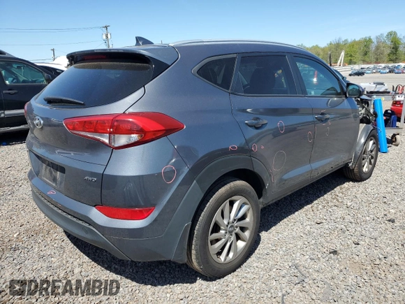 2018 Hyundai Tucson SEL with VIN KM8J3CA41JU784239, listed as a Copart auction lot 54331525 with 63,121 mi miles and Salvage title. Bid and sale history available at DreamBid. Image 3.