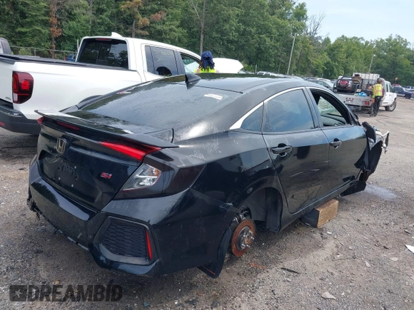 2018 Honda Civic Si with VIN 2HGFC1E55JH706763, listed as a IAAI auction lot 37232766 with Not Provided miles and . Bid and sale history available at DreamBid. Image 4.