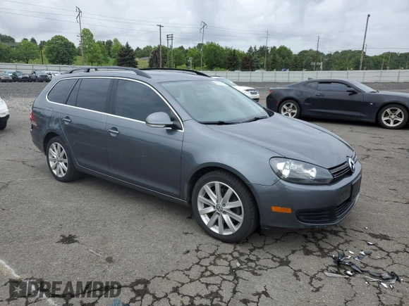 2012 Volkswagen Jetta SportWagen TDI w/Sunroof & Nav with VIN 3VWPL7AJ0CM695407, listed as a Copart auction lot 56066644 with 118,706 mi miles and Salvage Title. Bid and sale history available at carsss.com. Image 4.