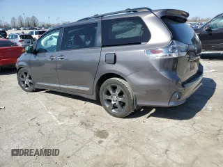 2015 Toyota Sienna SE with VIN 5TDXK3DC2FS629568, listed as a Copart auction lot 48171645 with 114,608 mi miles and Salvage title. Bid and sale history available at DreamBid. Image 2.