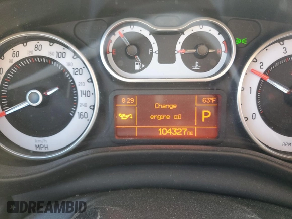 2014 FIAT 500L Trekking with VIN ZFBCFADH6EZ011642, listed as a Copart auction lot 71474774 with 104,327 mi miles and Salvage Title. Bid and sale history available at carsss.com. Image 9.