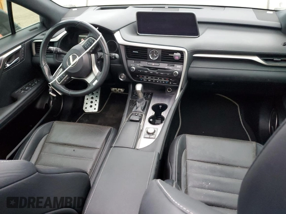 2019 Lexus RX 350 with VIN 2T2BZMCA0KC198352, listed as a Copart auction lot 84217554 with 80,624 mi miles and Salvage title. Bid and sale history available at DreamBid. Image 8.