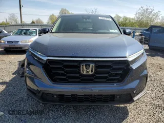2025 Honda CR-V EX-L with VIN 2HKRS4H74SH454591, listed as a Copart auction lot 53691035 with 2,448 mi miles and Salvage Title. Bid and sale history available at DreamBid. Image 5.