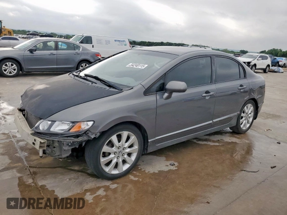 2010 Honda Civic LX with VIN 2HGFA1F52AH315977, listed as a Copart auction lot 54240115 with 217,883 mi miles and Salvage Title. Bid and sale history available at DreamBid. Image 1.