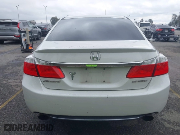 2014 Honda Accord Sedan Sport with VIN 1HGCR2F51EA068845, listed as a IAAI auction lot 41885619 with 201,542 mi miles. Bid and sale history available at carsss.com. Image 16.