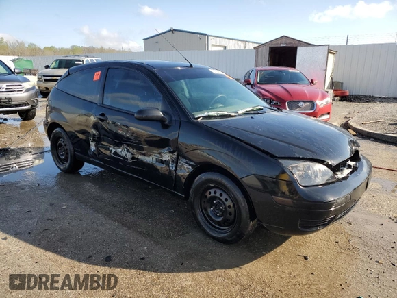 2007 Ford Focus S with VIN 1FAFP31N27W201266, listed as a Copart auction lot 51789625 with 211,274 mi miles and Salvage Title. Bid and sale history available at DreamBid. Image 4.