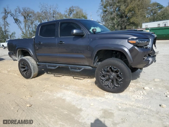 2018 Toyota Tacoma SR with VIN 5TFCZ5AN4JX155850, listed as a Copart auction lot 48043335 with 114,783 mi miles and Salvage Title. Bid and sale history available at carsss.com. Image 4.