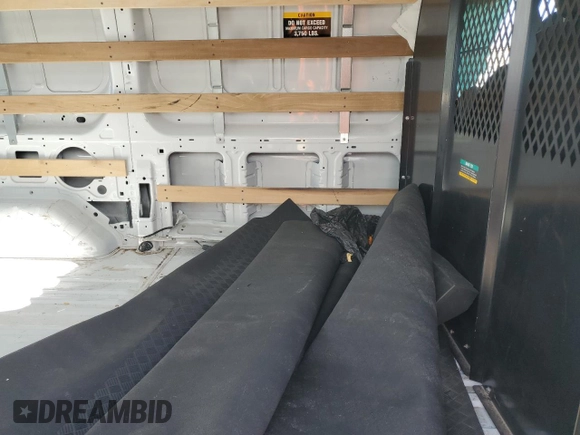 2024 Ford Transit Cargo with VIN 1FTBR1Y87RKA62463, listed as a Copart auction lot 63827265 with Not provided miles and Salvage title. Bid and sale history available at DreamBid. Image 11.