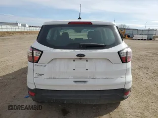 2018 Ford Escape S with VIN 1FMCU0F70JUC60202, listed as a Copart auction lot 46696365 with 97,236 mi miles and Salvage Title. Bid and sale history available at carsss.com. Image 6.