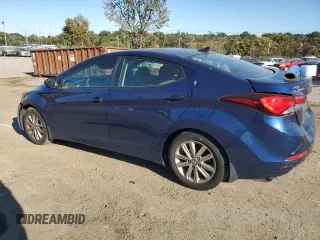 2015 Hyundai Elantra SE with VIN 5NPDH4AE9FH582106, listed as a Copart auction lot 76104884 with 89,183 mi miles and Salvage Title. Bid and sale history available at carsss.com. Image 2.