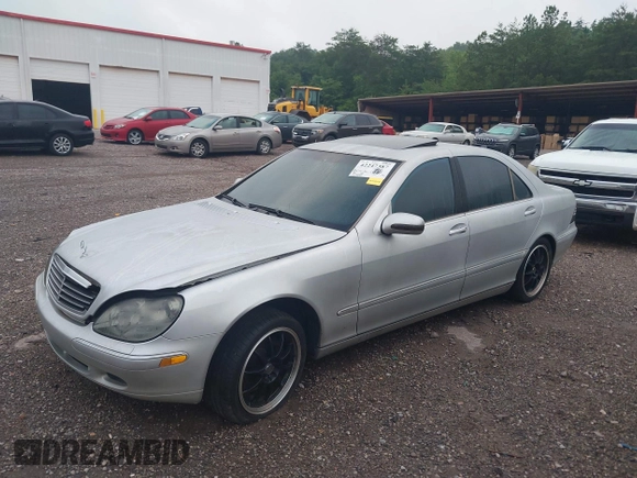 2002 Mercedes-Benz S 430 with VIN WDBNG70J32A225172, listed as a IAAI auction lot 42247387 with 224,780 mi miles and . Bid and sale history available at DreamBid. Image 2.