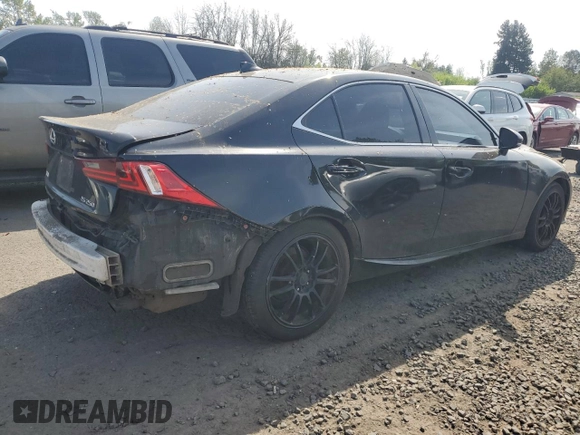 2015 Lexus IS 250 z VIN JTHBF1D29F5057753, wystawiony jako Copart lot #54773575 z przebiegiem 96 122 mil mil oraz Szkoda całkowita • Salvage title. Historia ofert i sprzedaży dostępna na DreamBid. Obrazek 3.