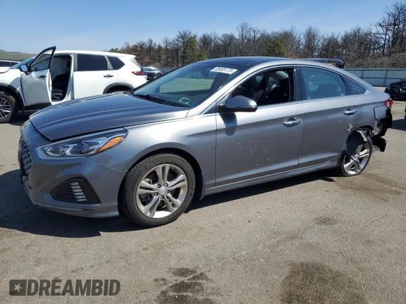 2019 Hyundai Sonata SEL with VIN 5NPE34AF2KH812512, listed as a Copart auction lot 53405175 with 35,722 mi miles and Salvage Title. Bid and sale history available at DreamBid. Image 1.