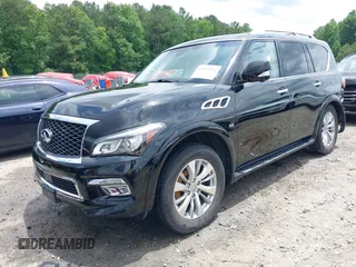 2017 Infiniti QX80 Signature Edition with VIN JN8AZ2NE9H9152154, listed as a IAAI auction lot 42457572 with 108,080 mi miles and . Bid and sale history available at DreamBid. Image 18.
