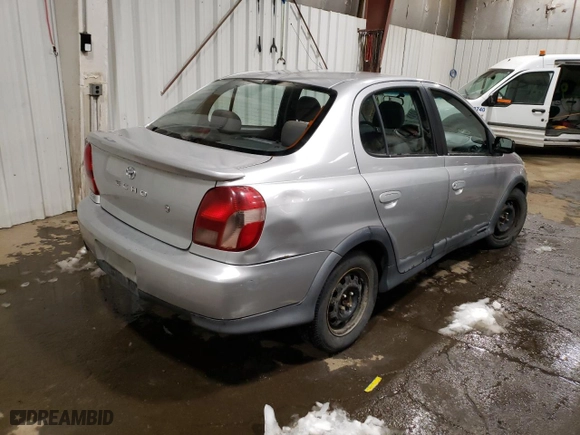 2001 Toyota ECHO with VIN JTDBT123810170265, listed as a Copart auction lot 78328604 with 128,273 mi miles and Salvage Title. Bid and sale history available at carsss.com. Image 3.