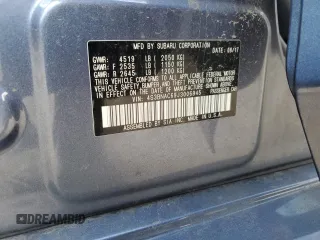 2018 Subaru Legacy Premium with VIN 4S3BNAC69J3006945, listed as a Copart auction lot 60029375 with 64,752 mi miles and Clean title. Bid and sale history available at DreamBid. Image 12.
