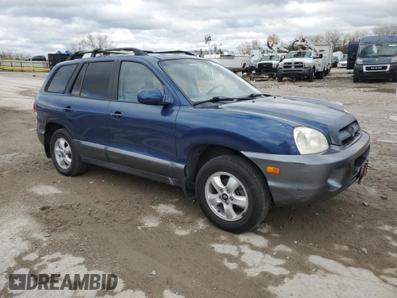 2006 Hyundai Santa Fe GLS with VIN KM8SC73DX6U101860, listed as a Copart auction lot 79405724 with 221,485 mi miles and Clean Title. Bid and sale history available at carsss.com. Image 4.