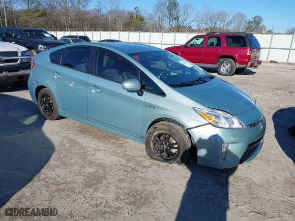 2012 Toyota Prius One with VIN JTDKN3DU1C1590295, listed as a IAAI auction lot 41629731 with 135,376 mi miles. Bid and sale history available at carsss.com. Image 1.