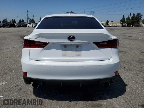 2014 Lexus IS 350 with VIN JTHBE1D20E5011942, listed as a Copart auction lot 61470345 with 90,311 mi miles and Salvage title. Bid and sale history available at DreamBid. Image 6.