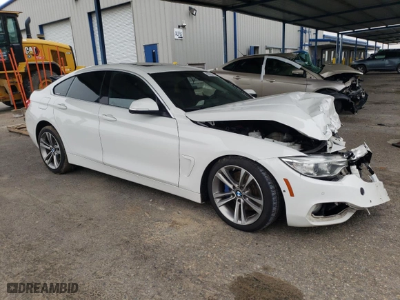 2016 BMW 4 Series 435i with VIN WBA4B1C59GG242924, listed as a Copart auction lot 85753104 with 0 mi miles and Salvage Title. Bid and sale history available at carsss.com. Image 4.