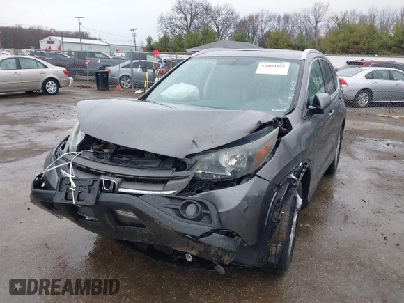 2014 Honda CR-V EX-L with VIN 2HKRM4H71EH649126, listed as a IAAI auction lot 42000855 with 150,394 mi miles. Bid and sale history available at carsss.com. Image 6.