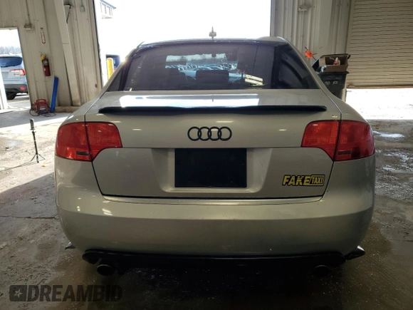 2006 Audi A4 2.0T with VIN WAUDF78E26A256634, listed as a Copart auction lot 48500125 with 139,267 mi miles and Non Repairable. Bid and sale history available at carsss.com. Image 6.