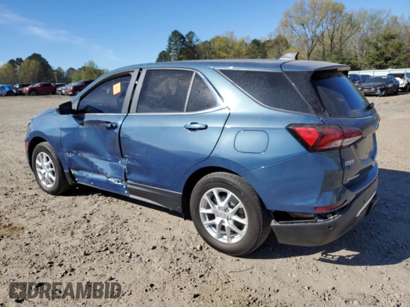 2024 Chevrolet Equinox LT with VIN 3GNAXKEG6RL254191, listed as a Copart auction lot 50173035 with 15,584 mi miles and Salvage Title. Bid and sale history available at DreamBid. Image 2.