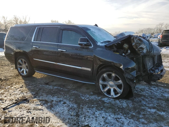 2017 Cadillac Escalade ESV Luxury z VIN 1GYS4HKJ0HR128578, wystawiony jako Copart lot #88101985 z przebiegiem 49 580 mil mil oraz Szkoda całkowita • Salvage title. Historia ofert i sprzedaży dostępna na DreamBid. Obrazek 4.