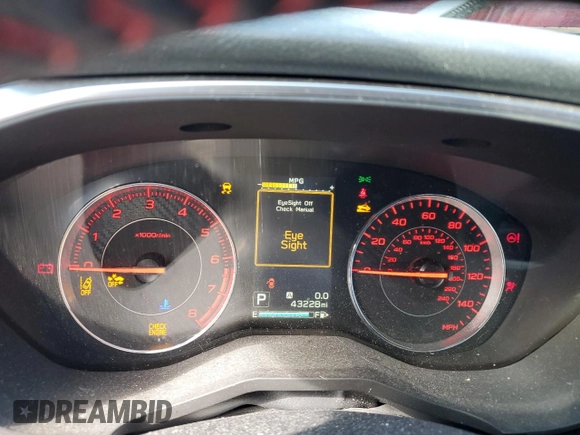 2018 Subaru Impreza Special Sports with VIN 4S3GKAM69J3624408, listed as a Copart auction lot 52558285 with 43,228 mi miles and Salvage title. Bid and sale history available at DreamBid. Image 9.