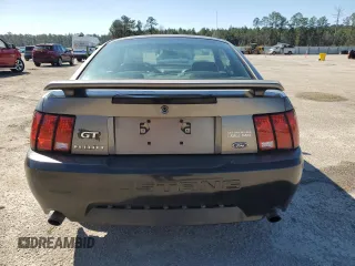 2002 Ford Mustang GT Deluxe with VIN 1FAFP42X82F110419, listed as a Copart auction lot 45711775 with 186,788 mi miles and Salvage Title. Bid and sale history available at carsss.com. Image 6.