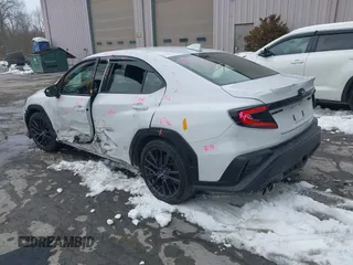 2022 Subaru WRX Premium with VIN JF1VBAH63N8033295, listed as a IAAI auction lot 41535260 with 36,397 mi miles. Bid and sale history available at carsss.com. Image 3.