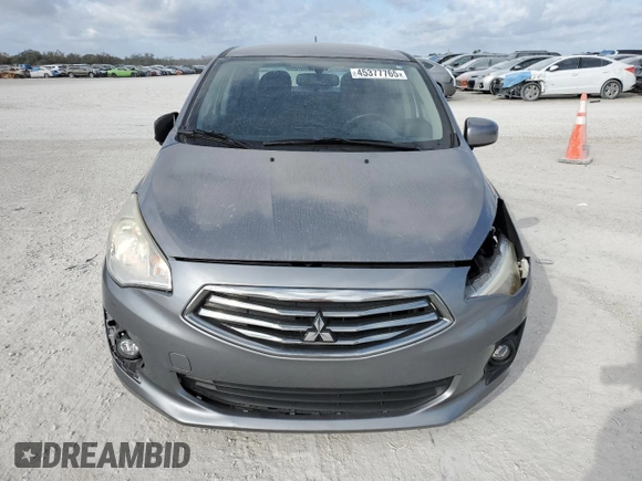2018 Mitsubishi Mirage G4 ES with VIN ML32F3FJ9JHF06329, listed as a Copart auction lot 45377765 with 53,240 mi miles and Salvage Title. Bid and sale history available at carsss.com. Image 5.