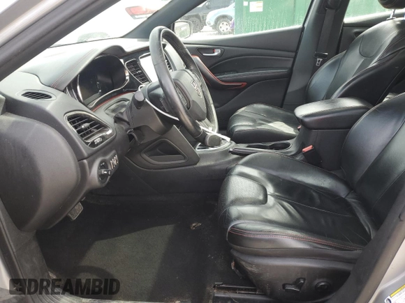 2016 Dodge Dart GT with VIN 1C3CDFEB5GD750807, listed as a Copart auction lot 51497595 with 122,913 mi miles and Clean Title. Bid and sale history available at carsss.com. Image 7.