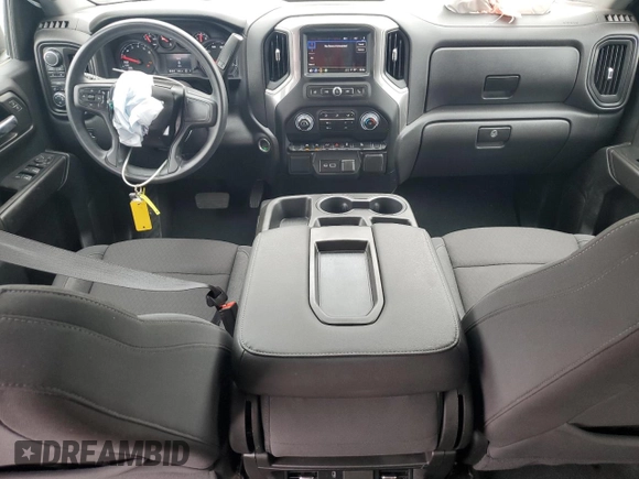 2024 Chevrolet Silverado 1500 Custom Trail Boss with VIN 3GCPDCEK6RG301024, listed as a Copart auction lot 76418164 with 5,684 mi miles and Salvage Title. Bid and sale history available at carsss.com. Image 8.