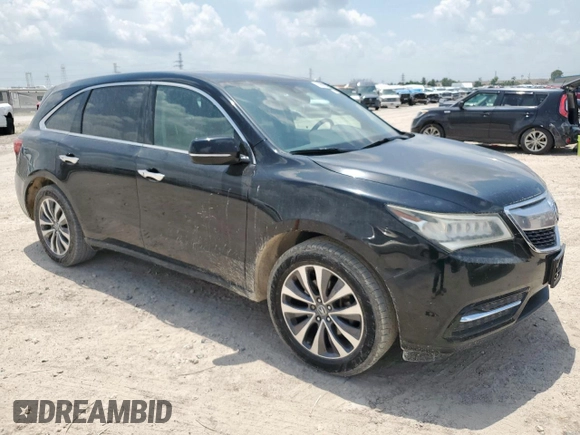 2015 Acura MDX Technology z VIN 5FRYD3H47FB004054, wystawiony jako Copart lot #59892725 z przebiegiem 260 201 mil mil oraz Czysty tytuł • Clean title. Historia ofert i sprzedaży dostępna na DreamBid. Obrazek 4.