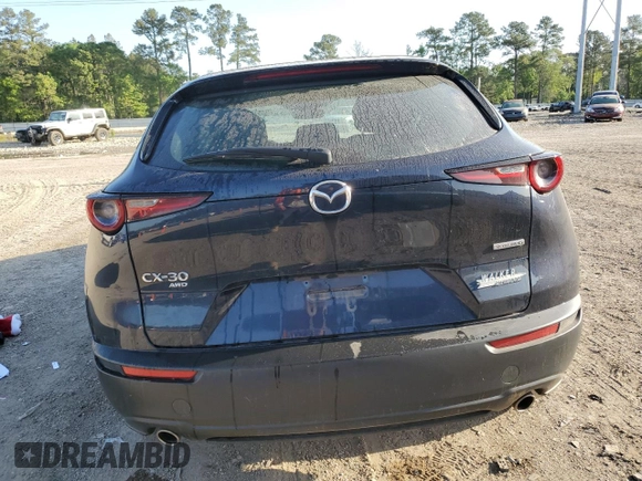 2023 Mazda CX-30 S with VIN 3MVDMBAM1PM566211, listed as a Copart auction lot 52549525 with 36,382 mi miles and Salvage title. Bid and sale history available at DreamBid. Image 6.