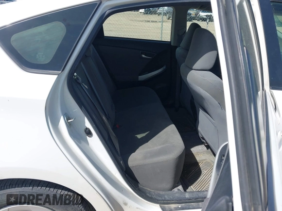 2013 Toyota Prius One with VIN JTDKN3DU4D0354893, listed as a IAAI auction lot 41962932 with 277,085 mi miles. Bid and sale history available at carsss.com. Image 8.