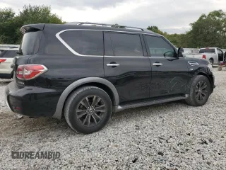 2018 Nissan Armada Platinum with VIN JN8AY2NF8JX300128, listed as a Copart auction lot 72628494 with 145,379 mi miles and Salvage Title. Bid and sale history available at carsss.com. Image 3.
