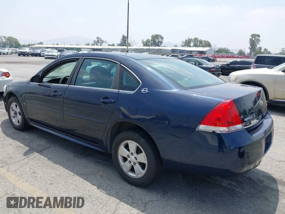 2009 Chevrolet Impala LT with VIN 2G1WT57K191307306, listed as a IAAI auction lot 42175381 with 120,874 mi miles and . Bid and sale history available at DreamBid. Image 3.