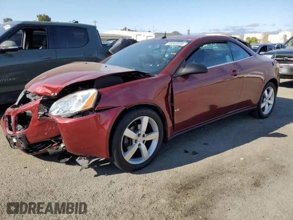 2008 Pontiac G6 GT with VIN 1G2ZH36N484248538, listed as a Copart auction lot 69340034 with 105,809 mi miles and Salvage Title. Bid and sale history available at carsss.com. Image 1.