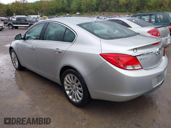 2011 Buick Regal CXL RL3 with VIN W04GR5EC5B1001978, listed as a IAAI auction lot 42019458 with 126,619 mi miles and . Bid and sale history available at DreamBid. Image 3.