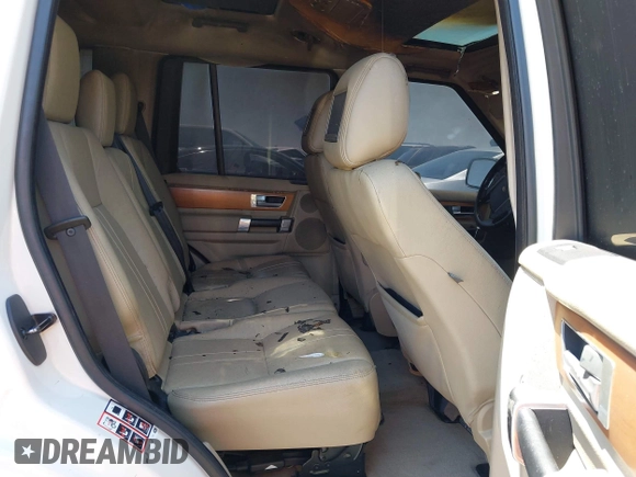 2010 Land Rover LR4 HSE with VIN SALAG2D40AA513469, listed as a IAAI auction lot 42486210 with Not provided miles and . Bid and sale history available at DreamBid. Image 8.